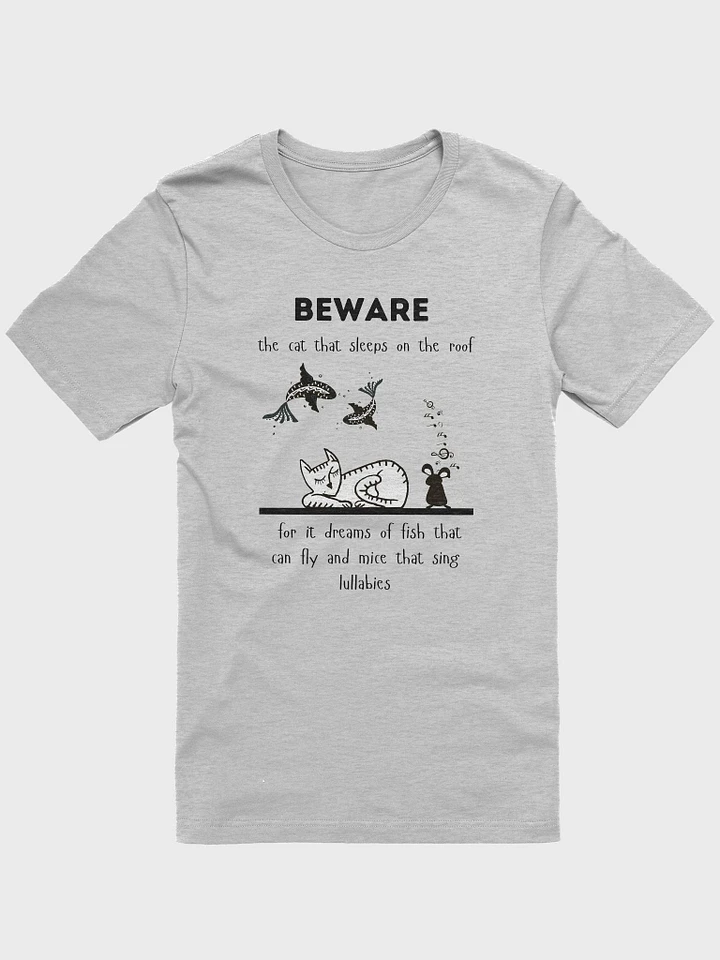 Beware the Sleeping Cat T-Shirt product image (6)