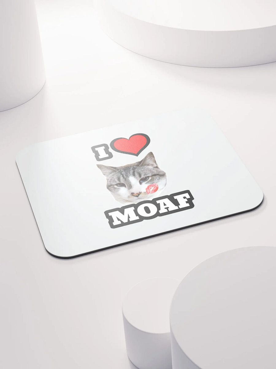 I ❤️ Moaf Mouse Pad product image (4)