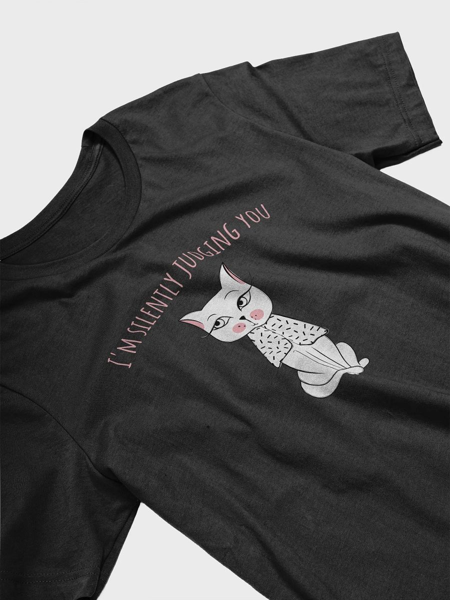 Secretly Judging Cat Graphic Tee product image (3)