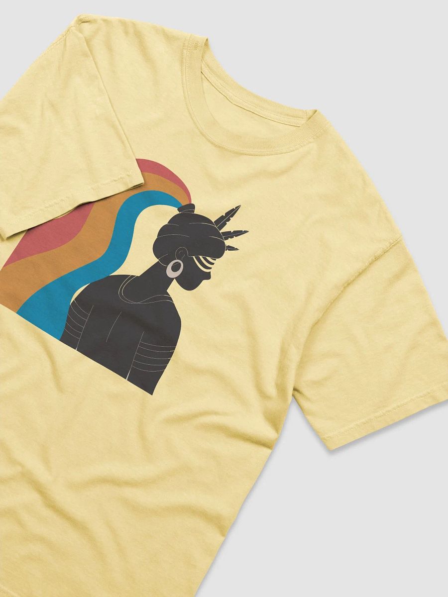 Vibrant Ponytail Illustration T-Shirt product image (6)
