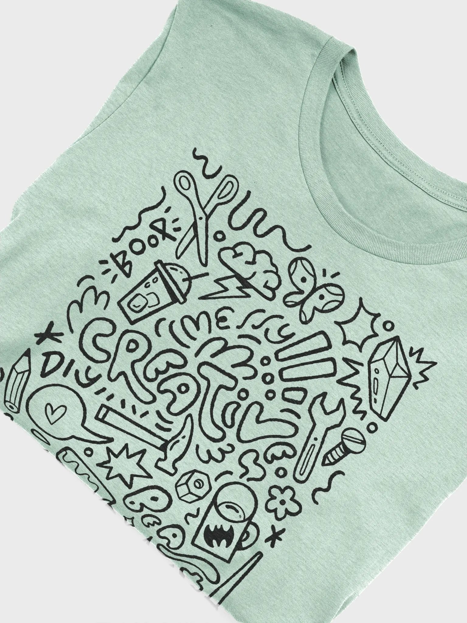 CREATIVE CHAOS T-Shirt - Black txt product image (6)