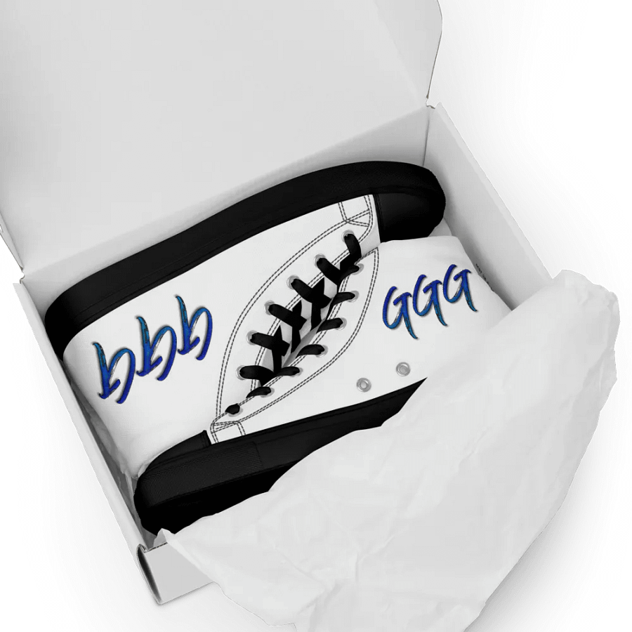 GGG Logo Women's High Top Canvas Shoes product image (11)
