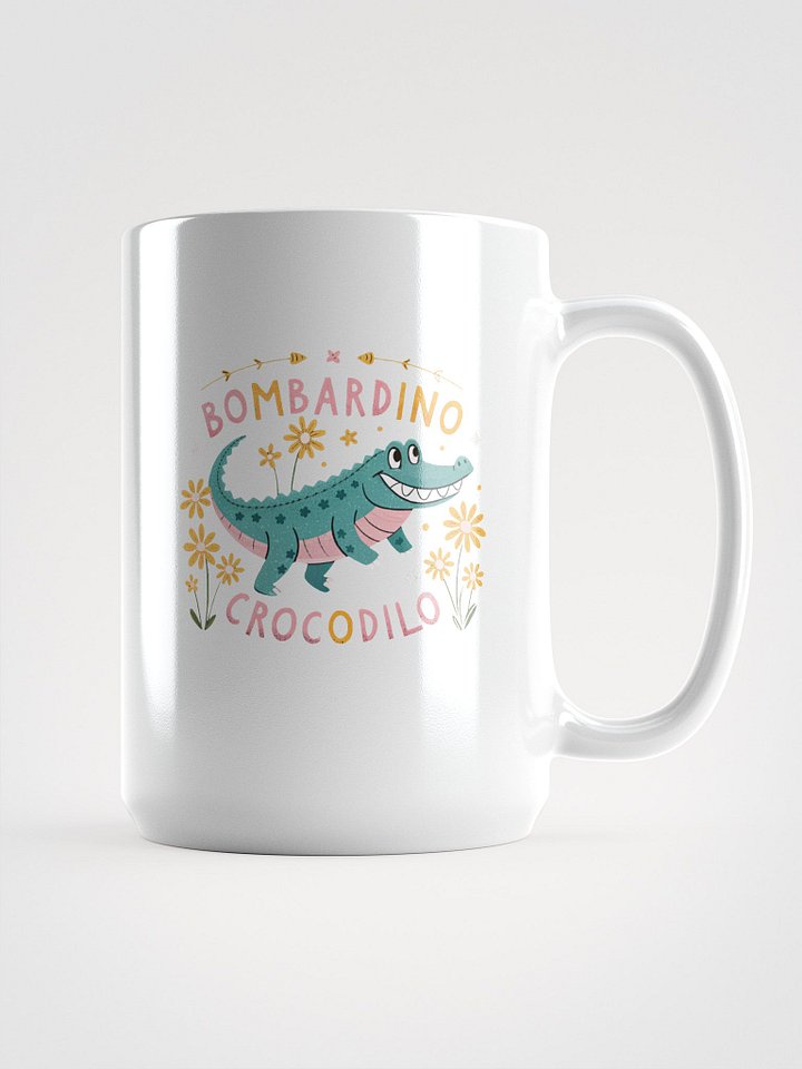 A vibrant retro-style illustration depicting an alligator with friendly smile product image (1)
