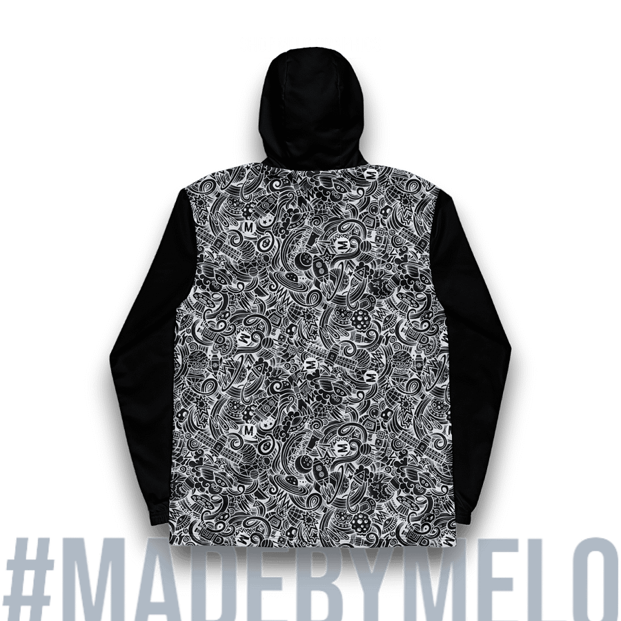 Dark Space Scribble - Ultimate Windbreaker Jacket | #MadeByMELO product image (6)