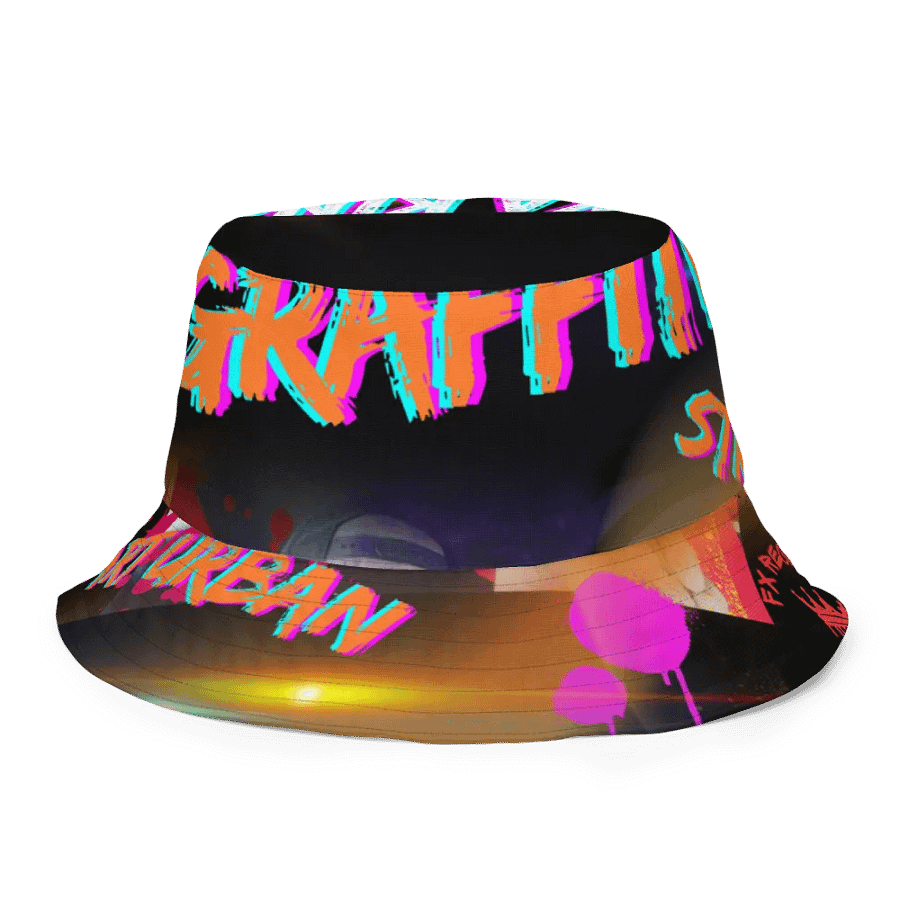Sombrero de pescador reversible The Mika Kin Modelo Graffiti All Of Fame product image (8)