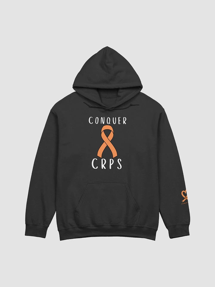 Classic Conquer CRPS Awareness Hoodie- White Print product image (1)