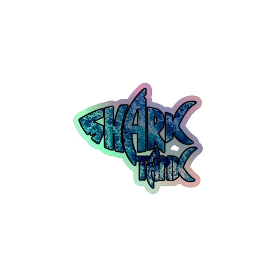 Shark Tank Holographic Sticker product image (1)