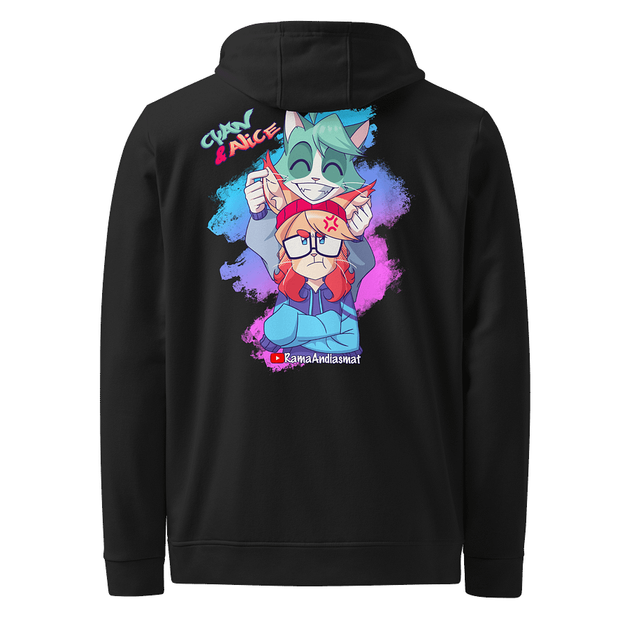 Cyan Teasing Alice's Adidas Fleece Hoodie product image (1)