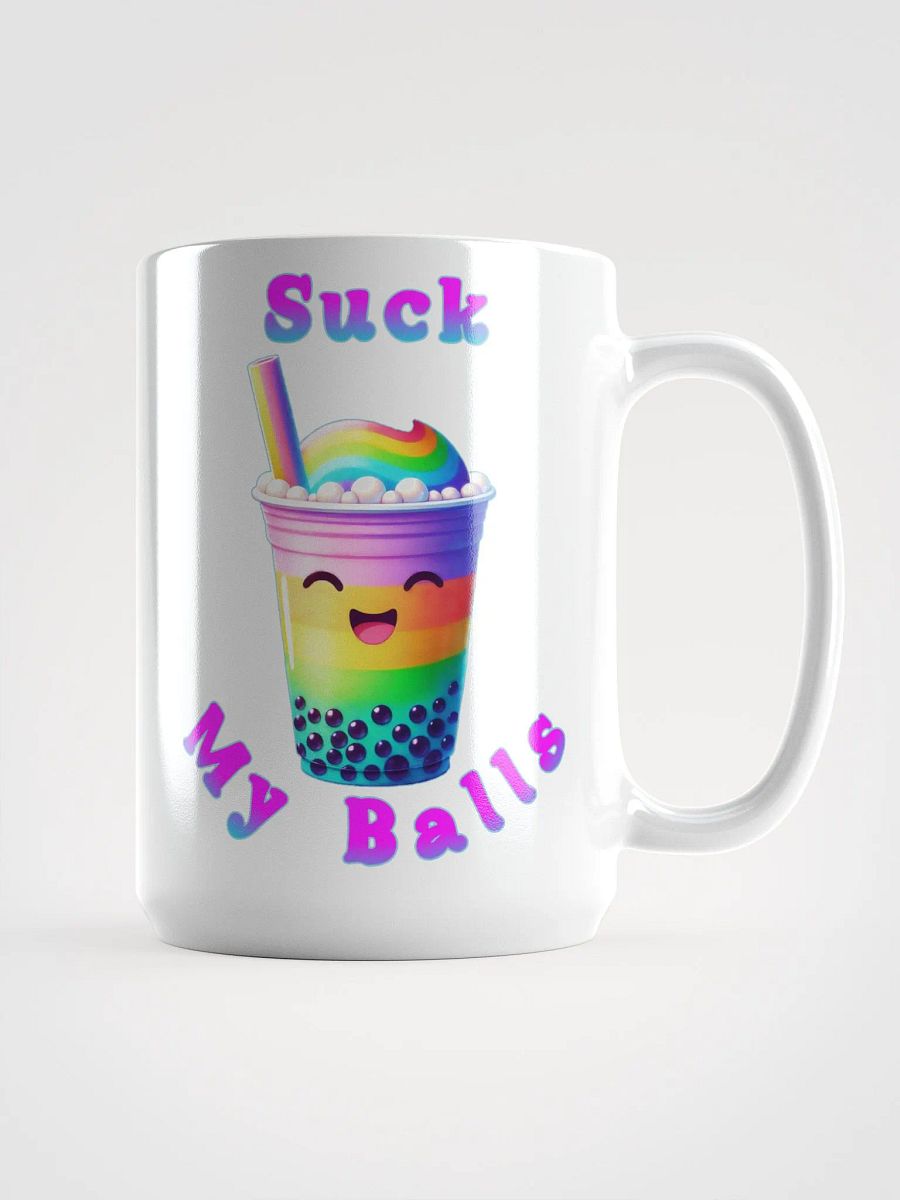 Rainbow Boba Delight 15 oz Coffee Cup product image (1)