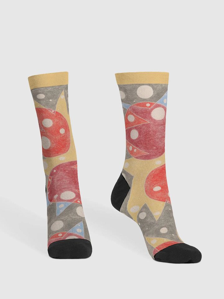 Cartoon conflict crew socks (var 1) product image (1)