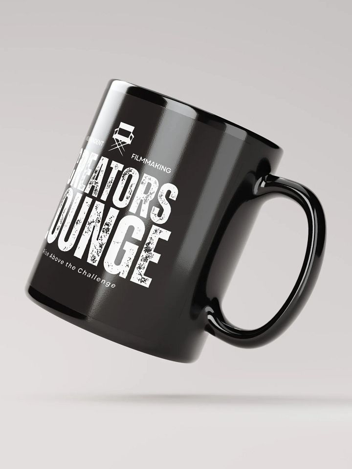 The Creators Lounge Black Glossy Mug product image (3)