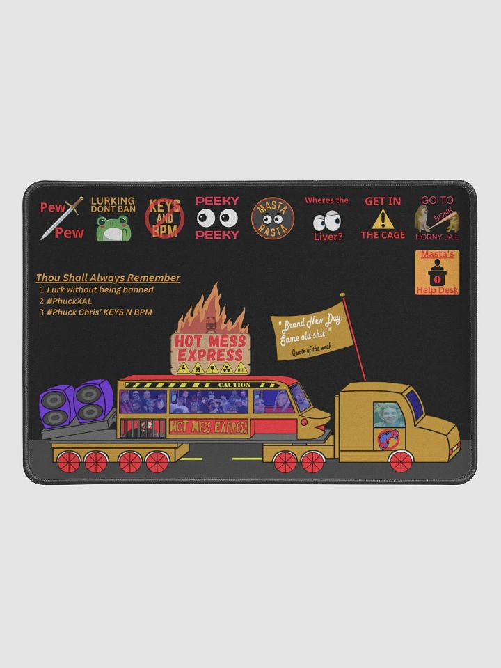 Hot N Messy Desk Mat 1 - 12x18'' product image (1)