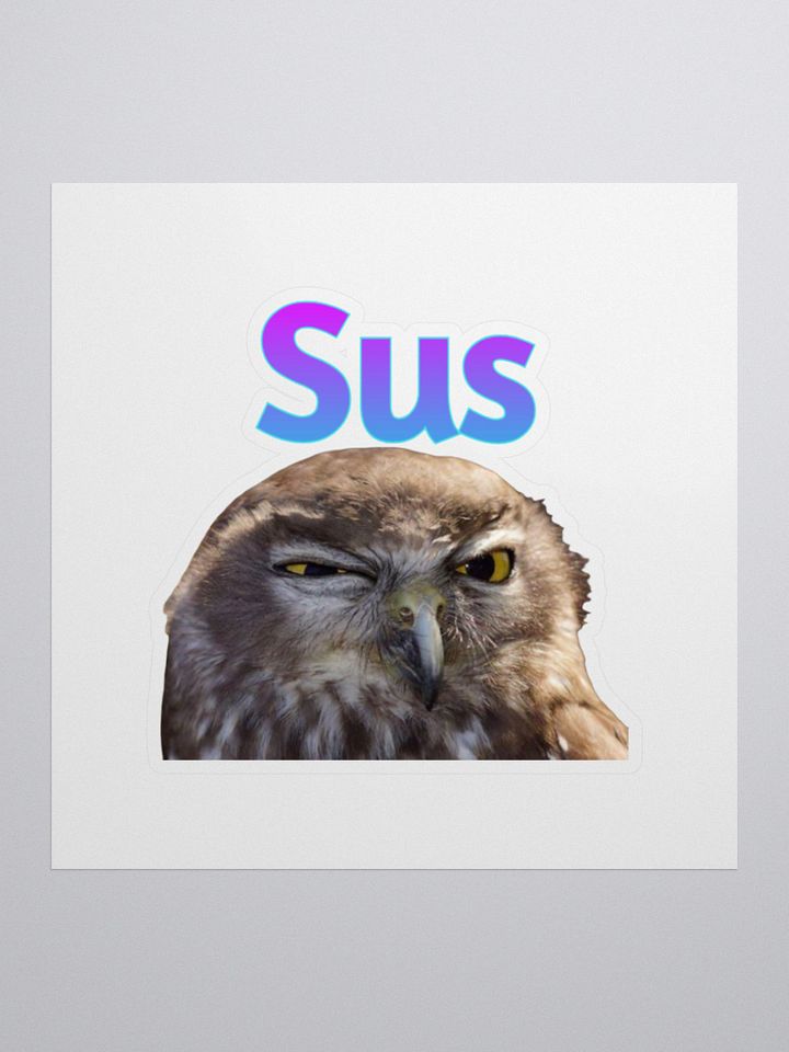 Sus Owl Sticker product image (1)