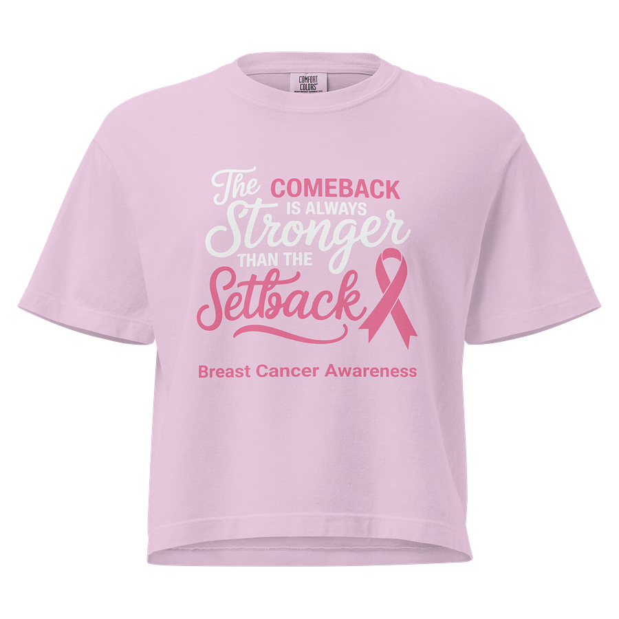 Fighter Warrior Survivor - Breast Cancer Awareness Heavyweight Boxy T-Shirt product image (1)