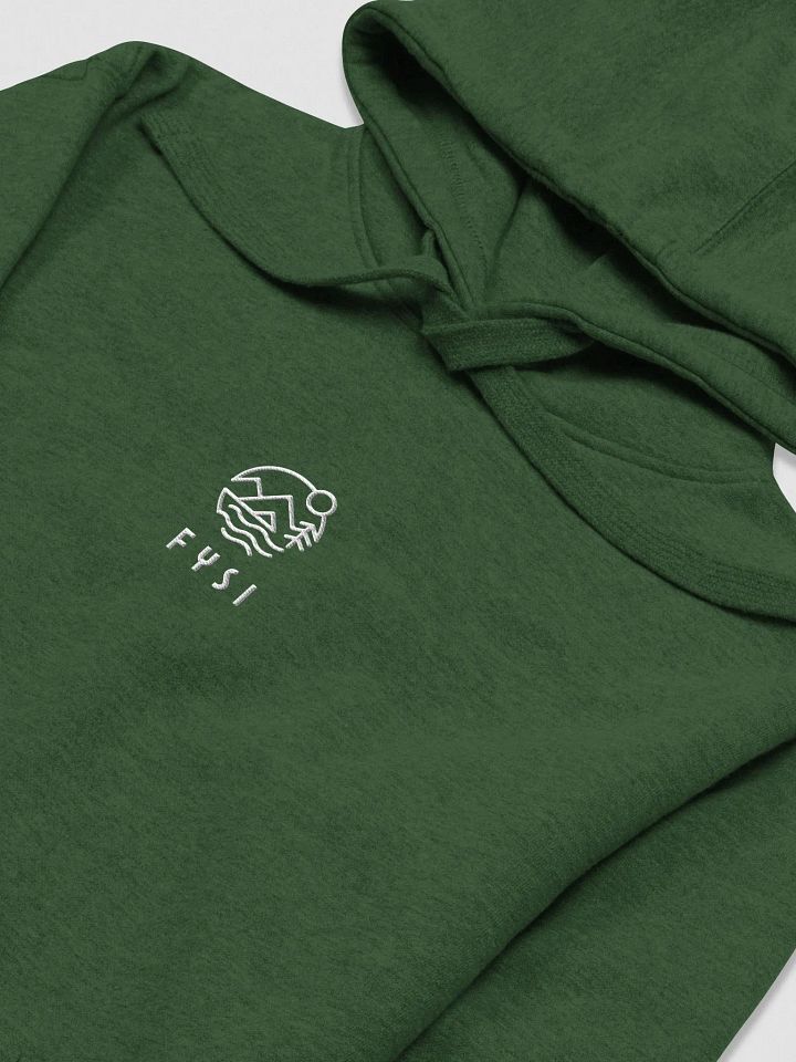 Embroidery fleece hoodie product image (2)