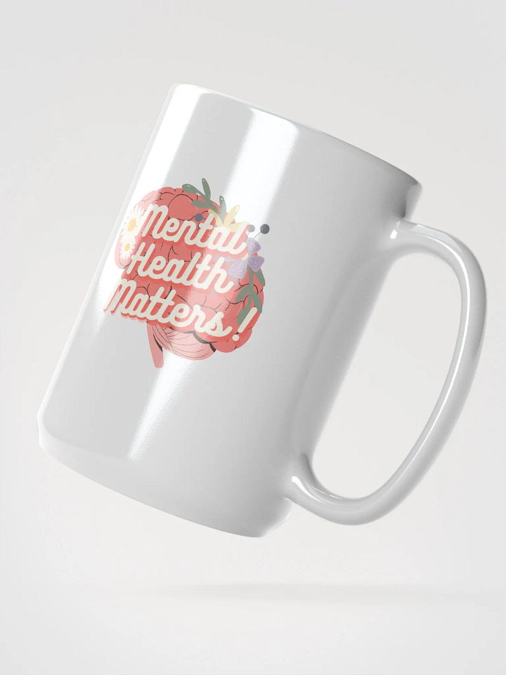 Floral Brain Mental Health Matters Mug product image (2)
