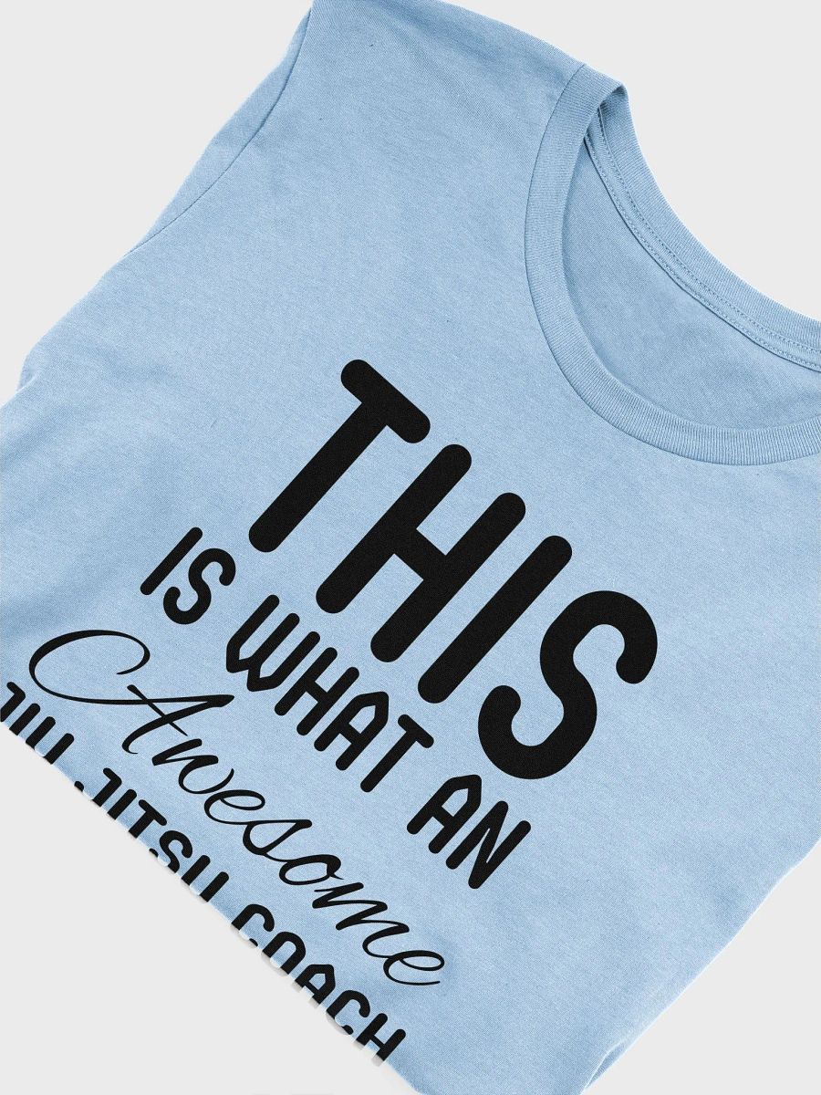 Awesome Jiu Jitsu Coach Looks Like This Is What An - Unisex T-shirt Bella Canvas 3001 product image (14)