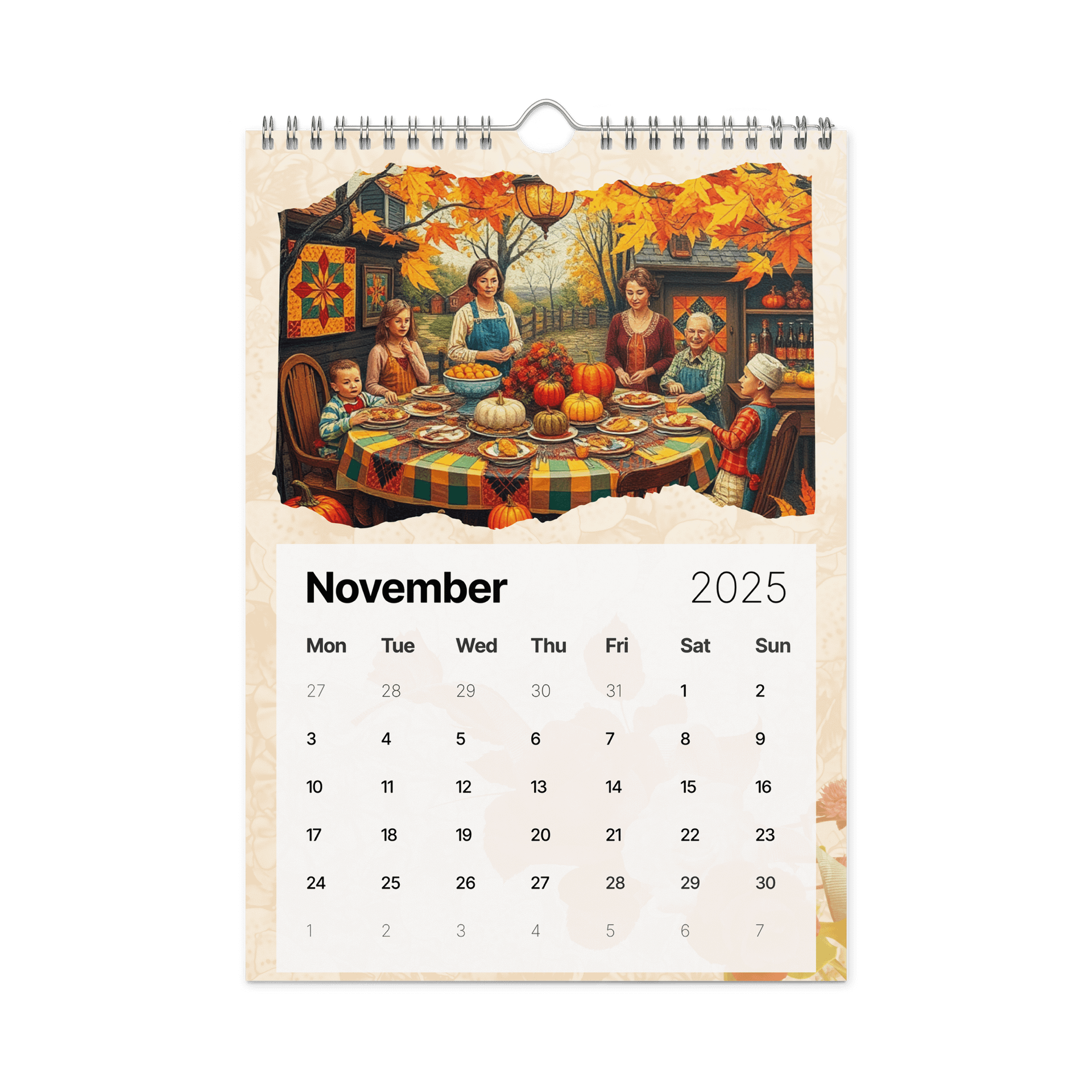 FOLK ART WALL CALENDAR 2026 product image (11)