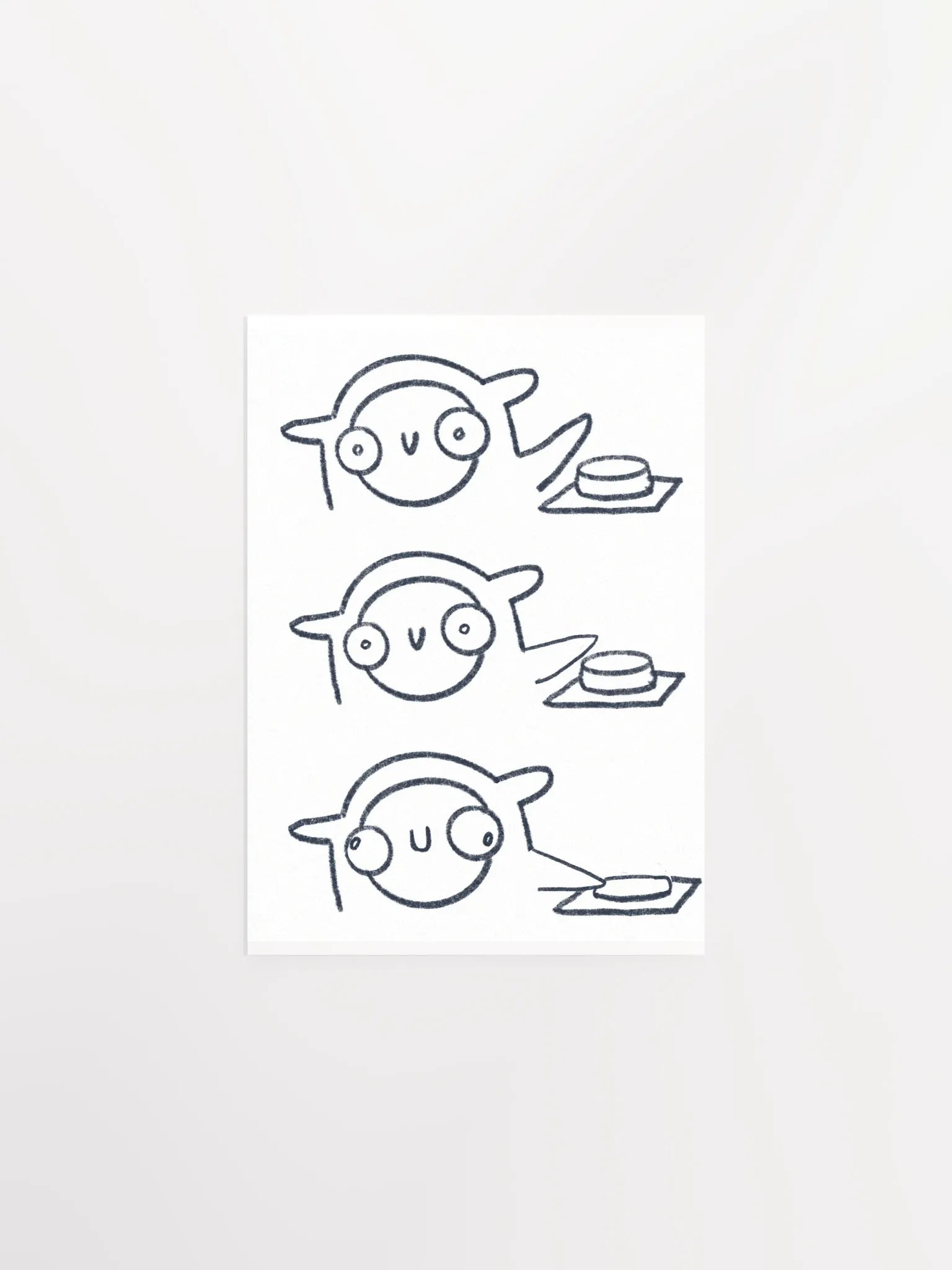 Three steps colourable poster product image (1)