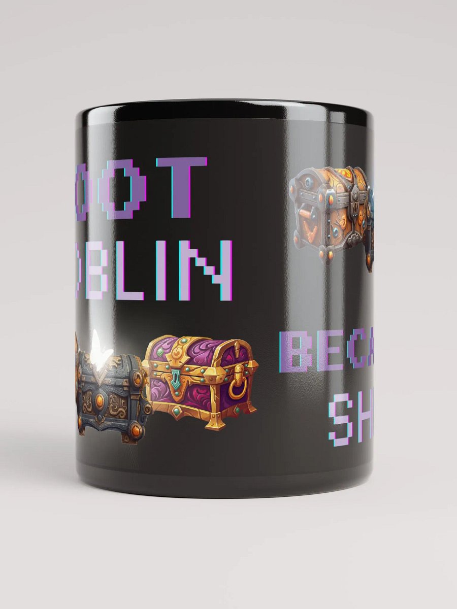Shiny Goblin Loot Black Mug product image (5)