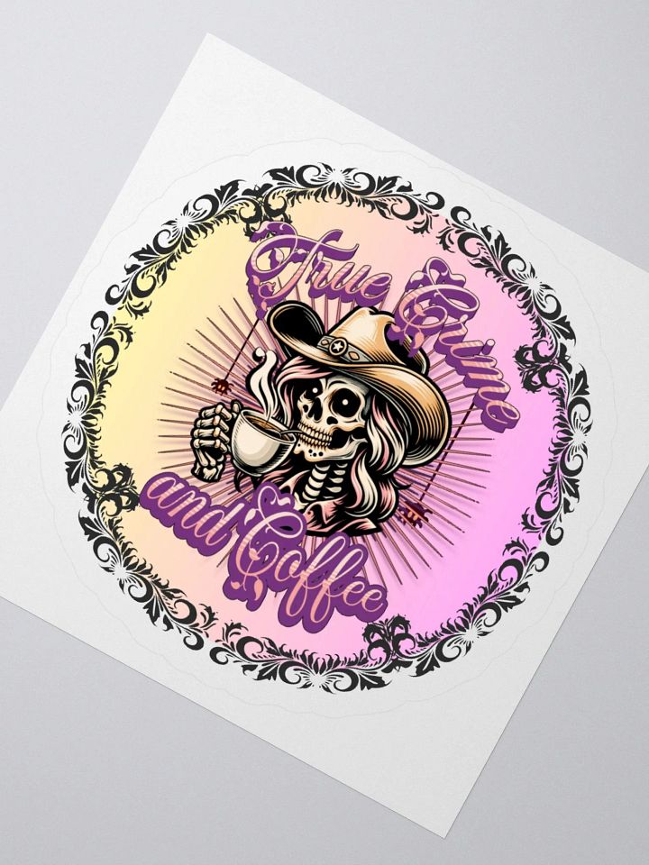 True Crime and Coffee Sticker Set product image (4)