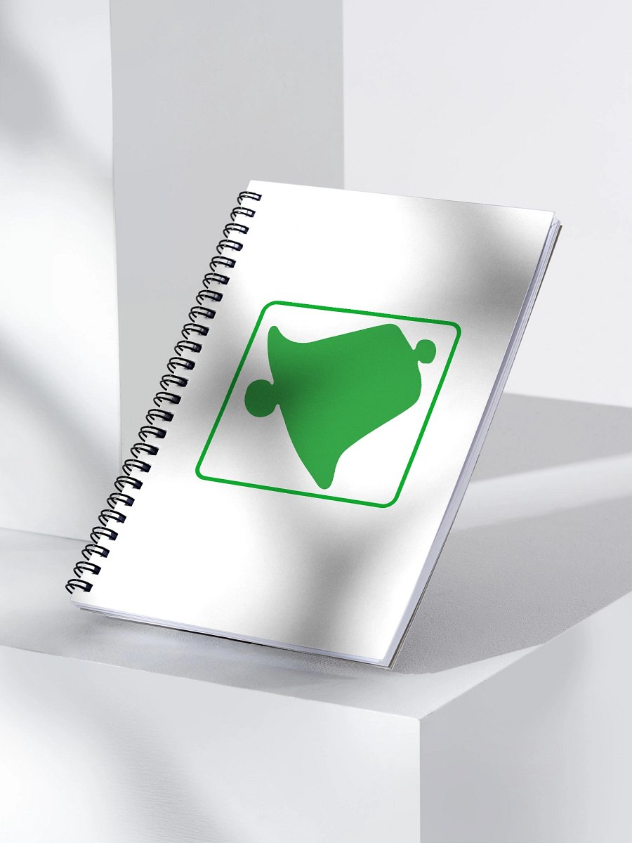 Manta Ray Green Spiral Notebook product image (3)