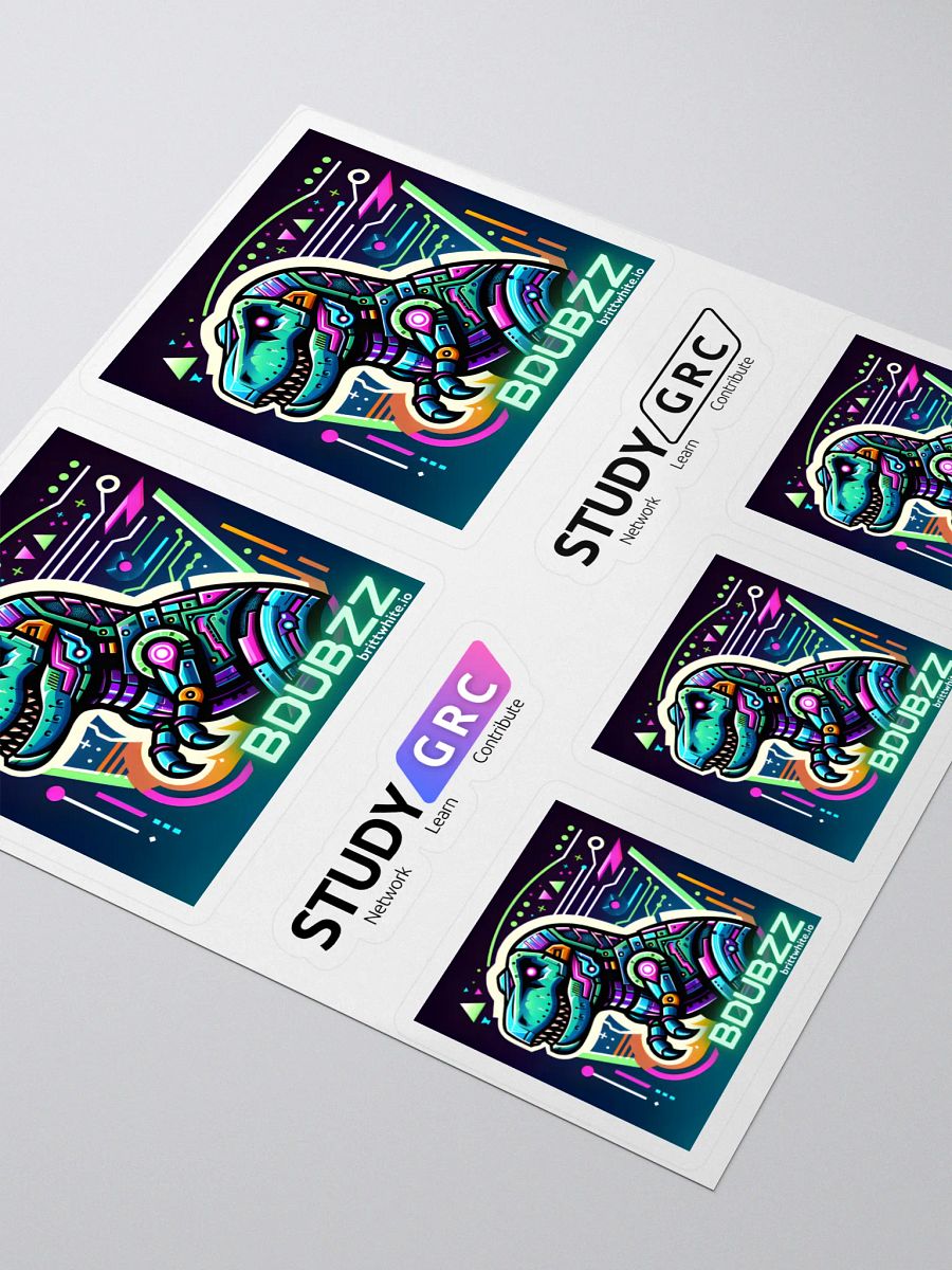 bdubzz x Study GRC Sticker Sheet product image (3)