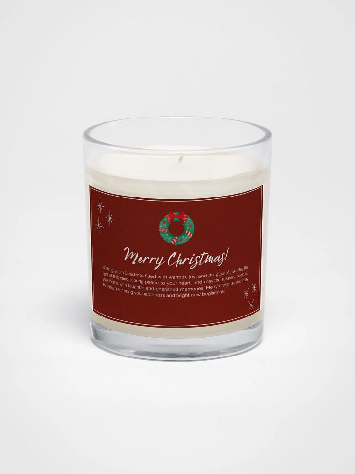 Merry Christmas Soy Wax Candle product image (1)