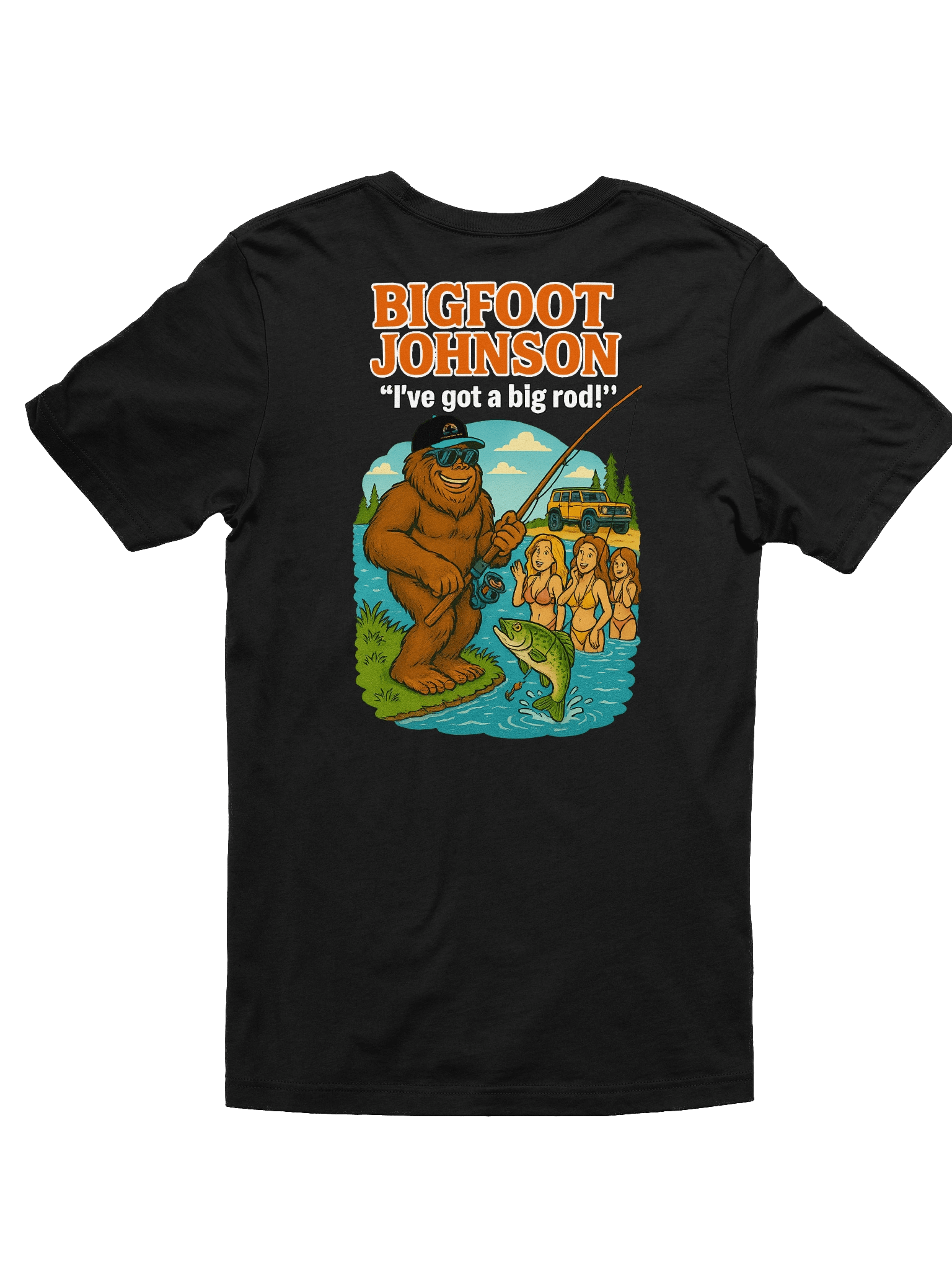 Bigfoot Johnson Big Rod Tee (Black) product image (2)