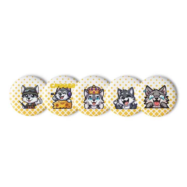 Faquash Wolf Pins product image (1)