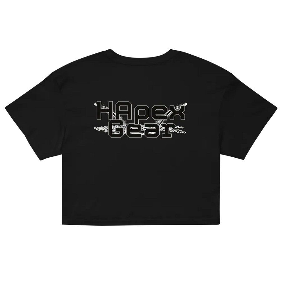 Women's Premium Crop Top - Embroidered - Black HApex Gear Black Logo product image (5)