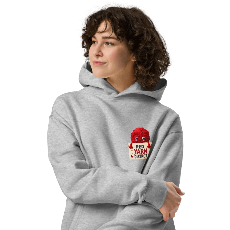 Red Yarn District/Raid Oversized Hoodie product image (31)