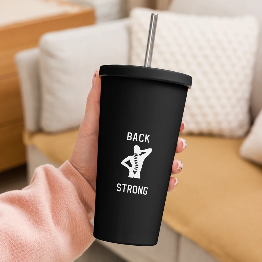 Back Strong 20 oz. Insolated Cup: Black product image (30)