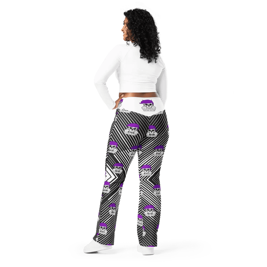 Enigma Nation All-Over Print Flare Leggings product image (3)