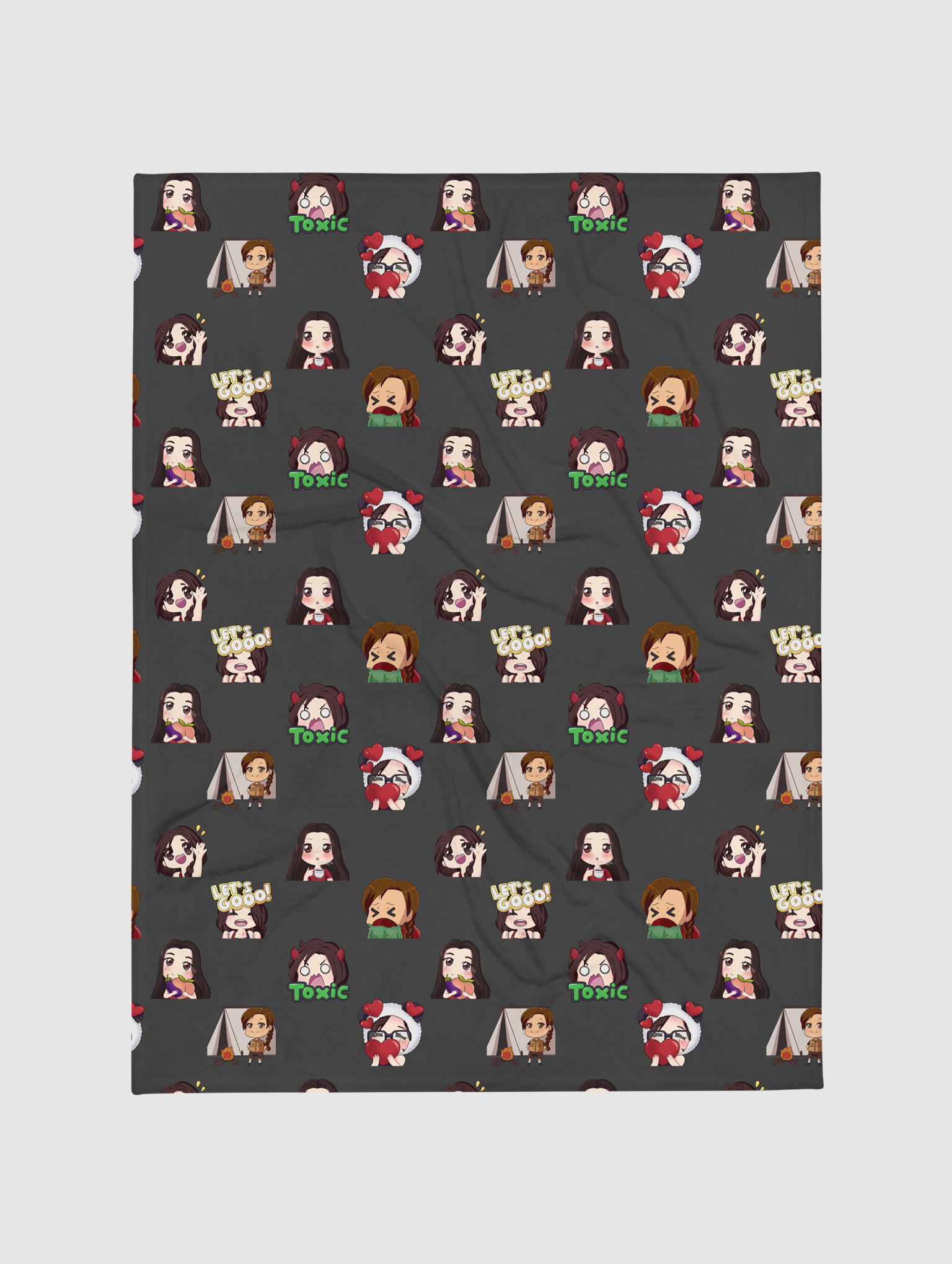 Black Throw Blanket product image (1)