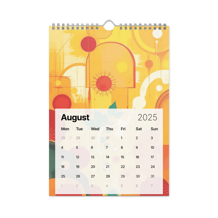 ART ABSTRACT WALL CALENDAR 2025 product image (2)