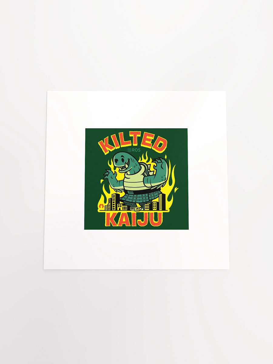 Kilted Kaiju unframed poster product image (4)