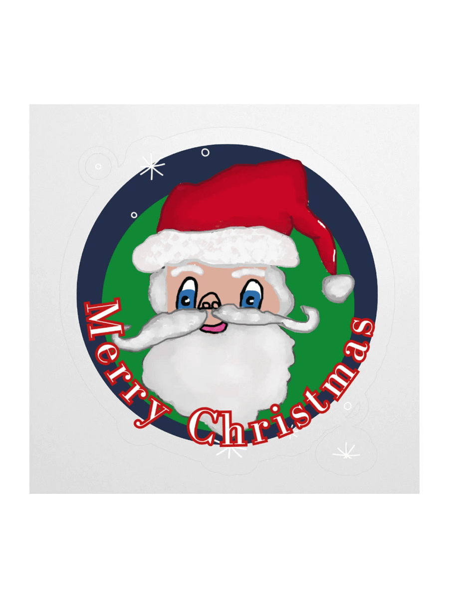 Santa Sticker/Merry Christmas product image (3)
