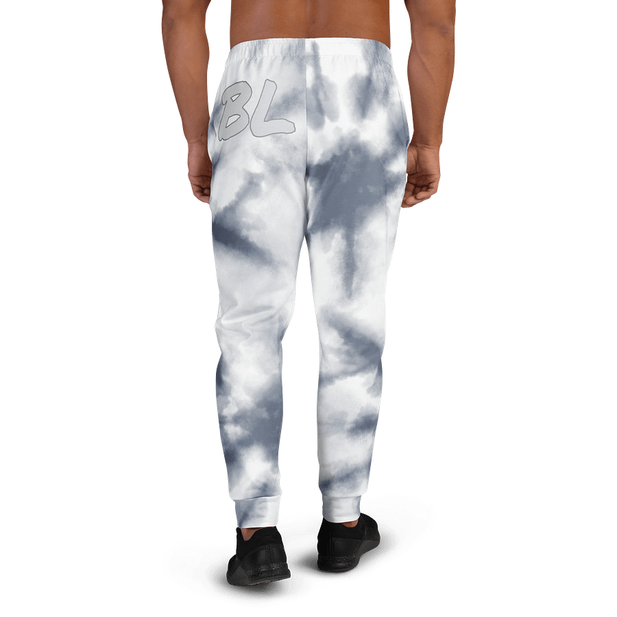 Be Lovely Butterfly Recycled Men's Joggers Gray Tie Dye product image (3)