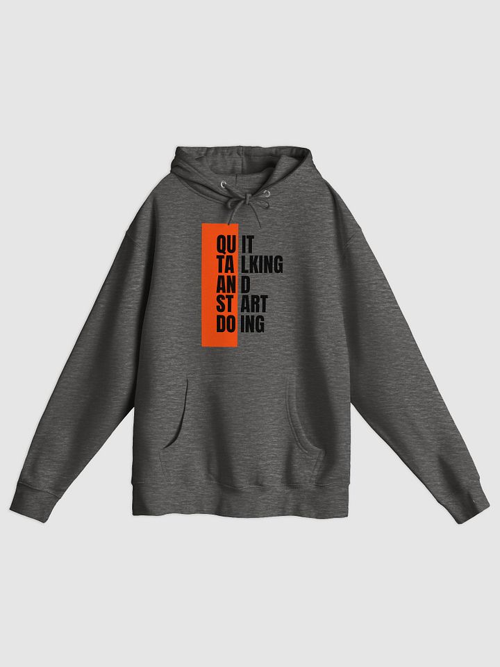 Unique Stacked Text Hoodie product image (1)