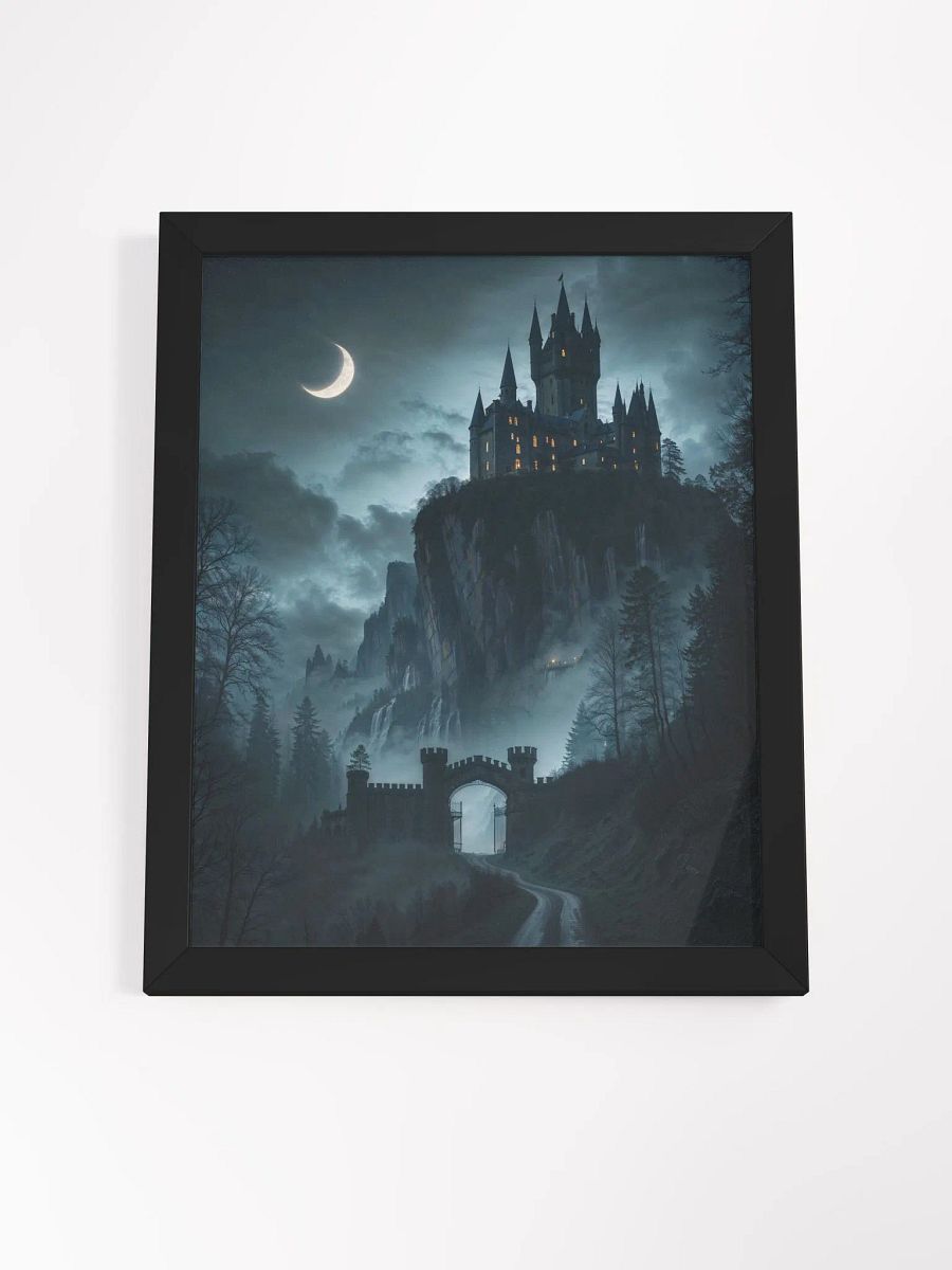 Gothic Moonlit Castle Framed Print product image (20)