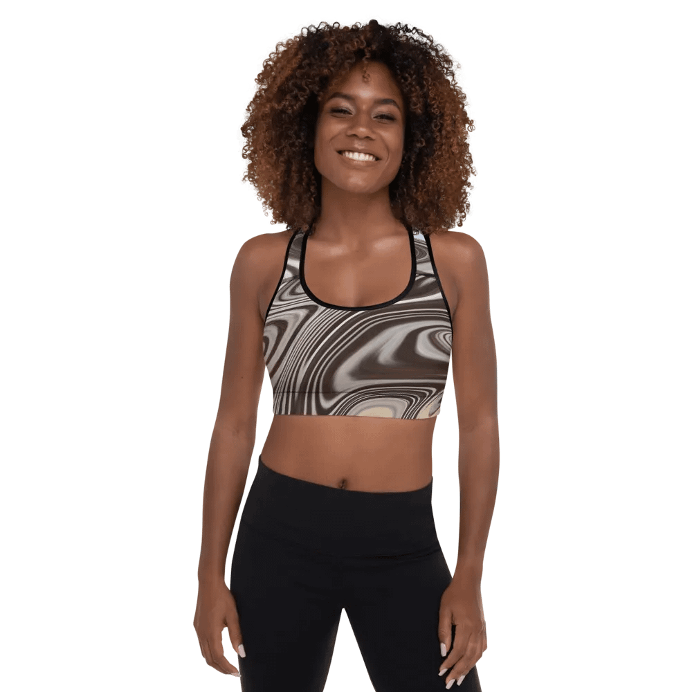 Swirl of Serenity Padded Sports Bra product image (1)