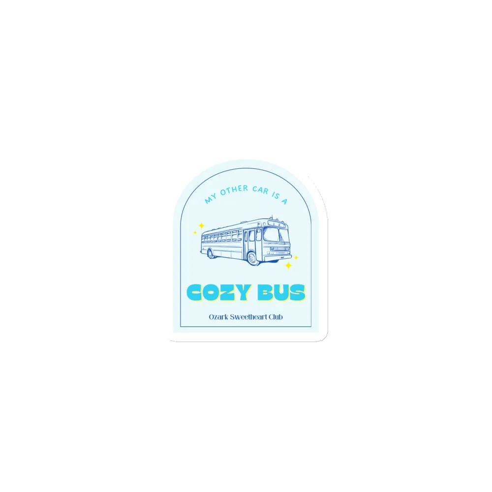 Cozy Bus Die-Cut Magnet product image (2)