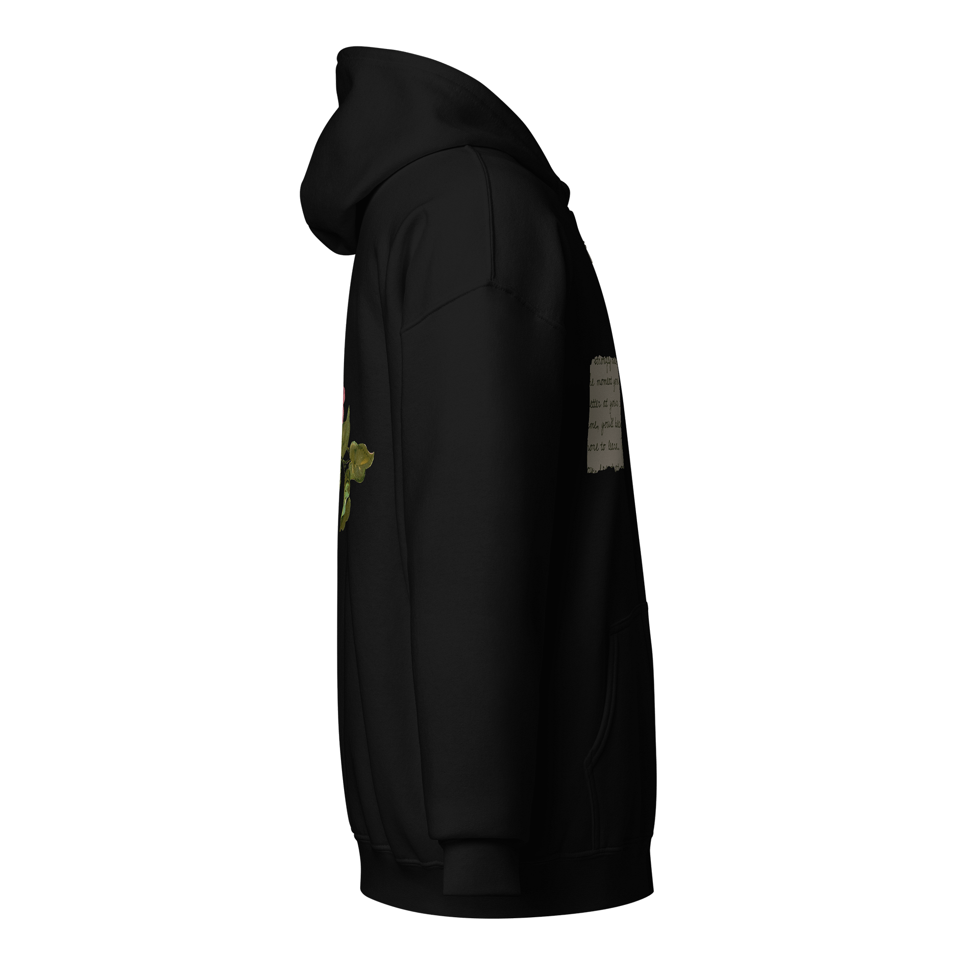 Letters Fleece Zip Up Hoodie product image (4)