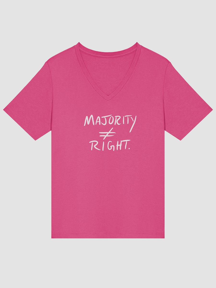 Majority ≠ Right V-Neck tee (white) product image (20)