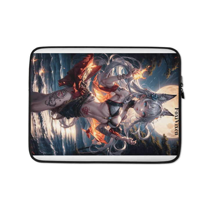 FoxiVixen's Fire Laptop Sleeve product image (1)
