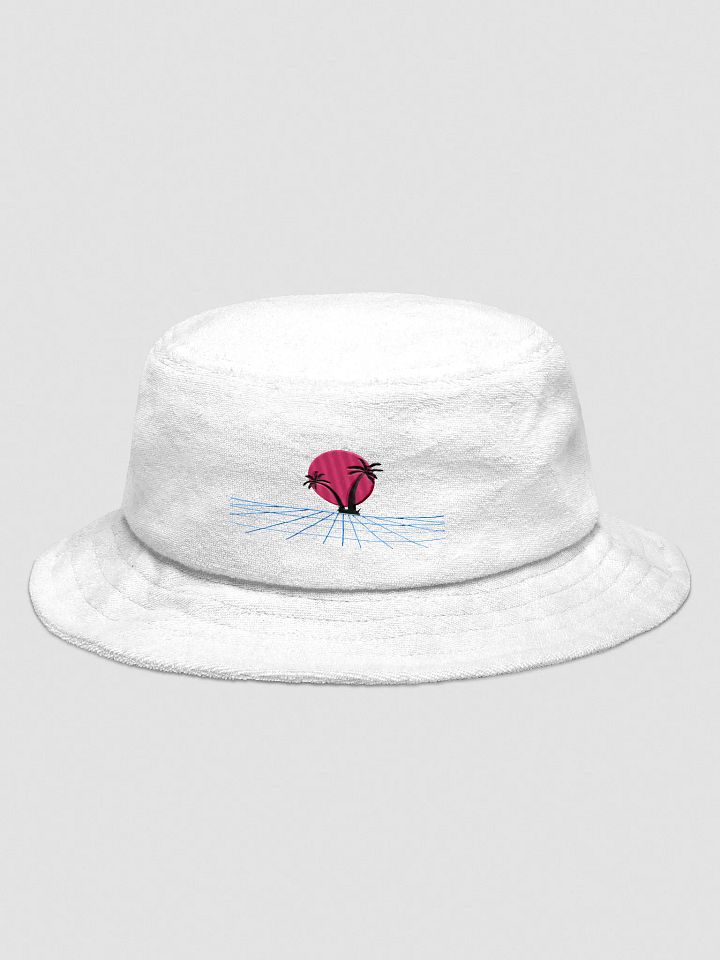 Retro-Futuristic Palm Tree Bucket Hat product image (1)