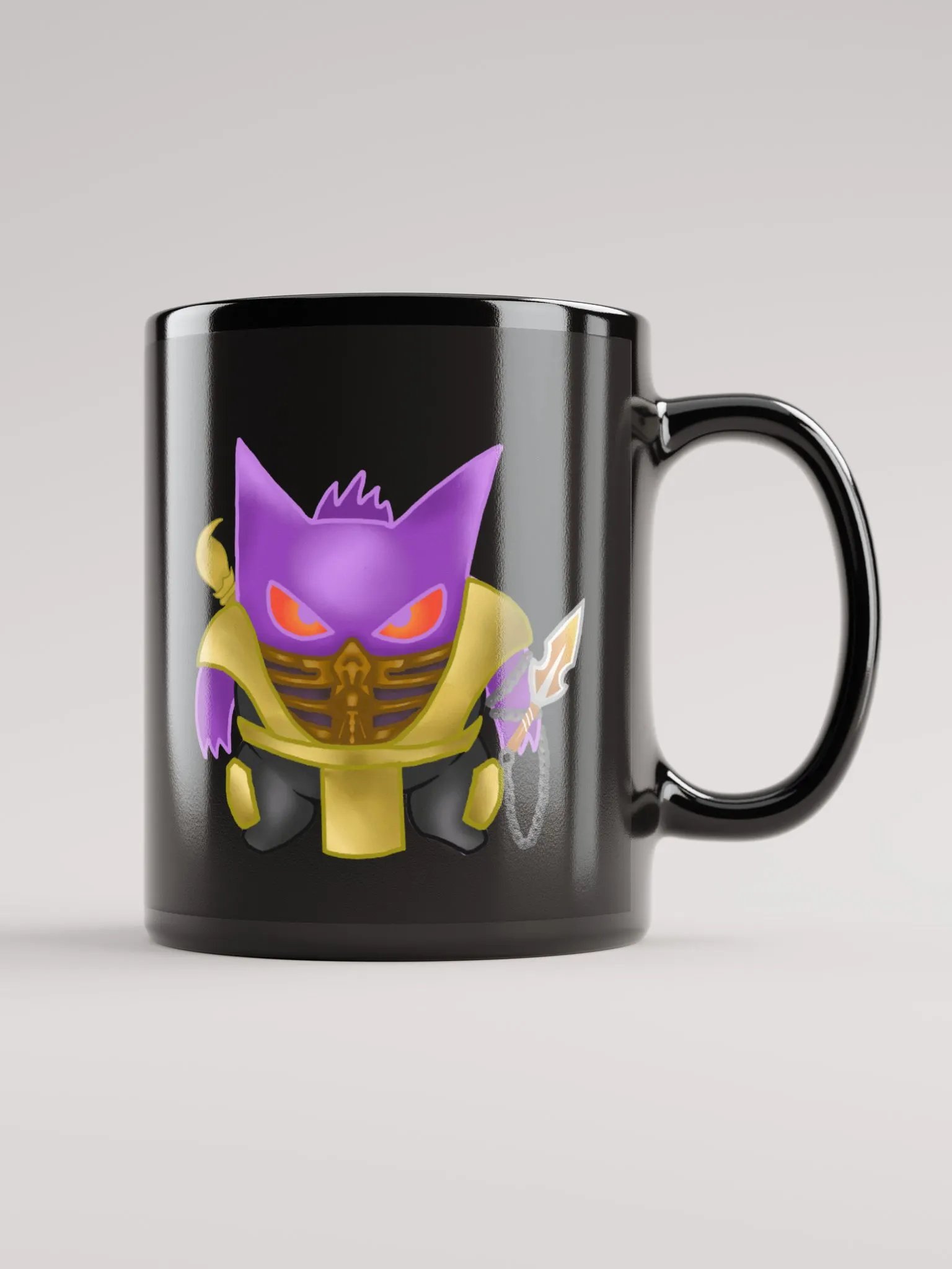 Scorpion X Gengar Black Glossy Mug product image (1)