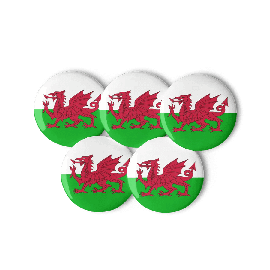 Welsh Flag Pin Badges product image (3)