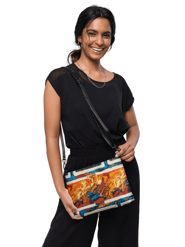 Abstract Art Painted Crossbody Bag product image (1)